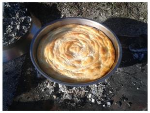 Tradicionalni Bosanski SAČ, POD PEKO, IZPOD PEKE, z INOX pekačem. Velikost 550mm  Družinska izvedba! *****
